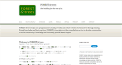Desktop Screenshot of forest-and-trees.com