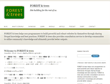 Tablet Screenshot of forest-and-trees.com